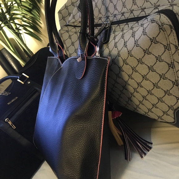 La Vita Tulip Satchel Tote - Picture 6 of 8